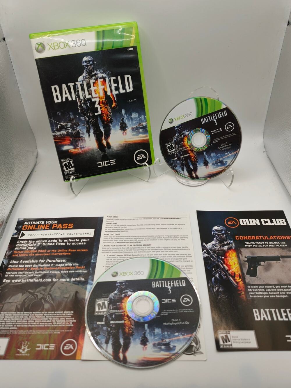 Battlefield 3 Xbox 360 CIB Complete 2-Disc Tested